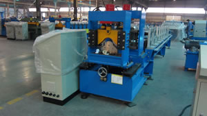 Roofing Ridge Cap Roll Forming Machine